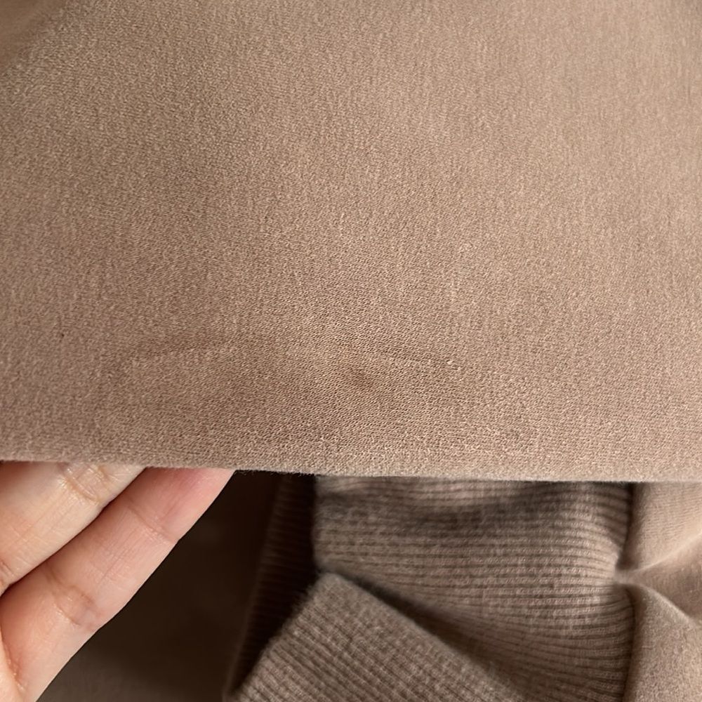 ZYIA Tan Quarter-Zip Sweatshirt - Picture 14 of 14